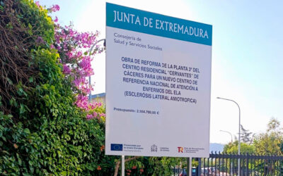 La Junta de Extremadura adjudica 2,07 millones de euros para el Centro Nacional de enfermos ELA en Cáceres
