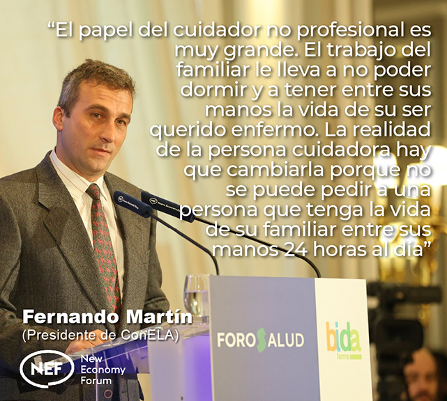 ¨La realidad de la persona cuidadora hay que cambiarla porque no se puede pedir a una persona que tenga la vida de un familiar entre sus manos 24 horas la día¨